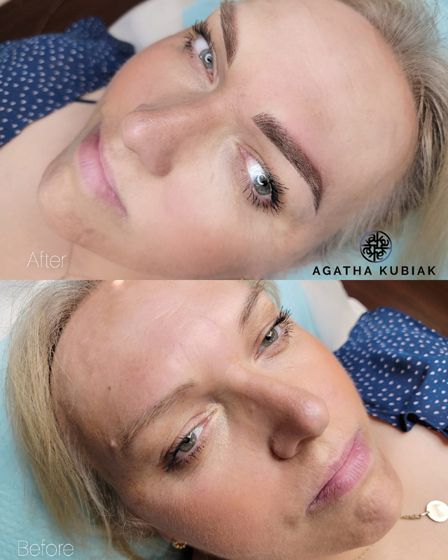 Before and After - Hybrid Eyebrows