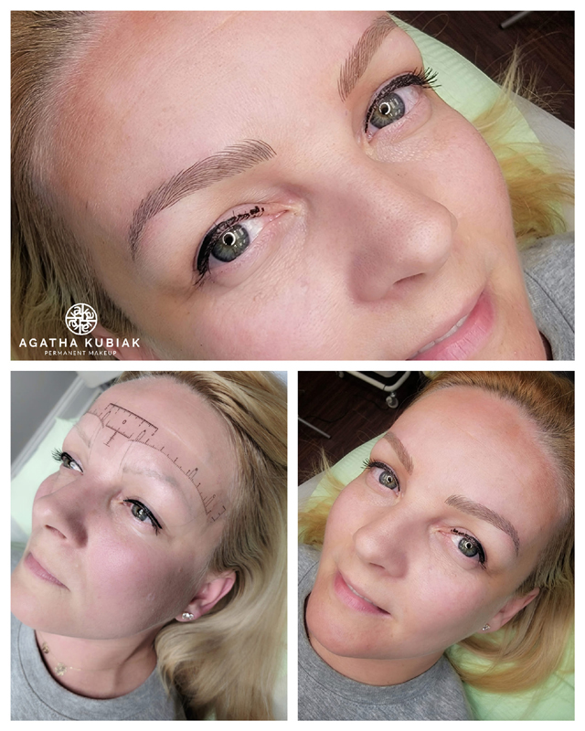 Microblading 3D Eyebrows - Before and After