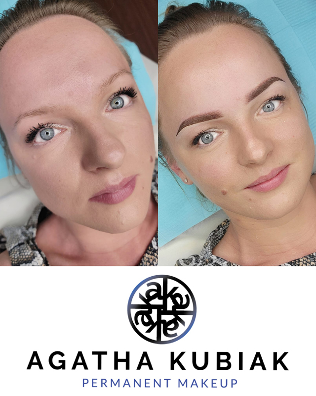 Before and After -Permanent Makeup Powder Eyebrows