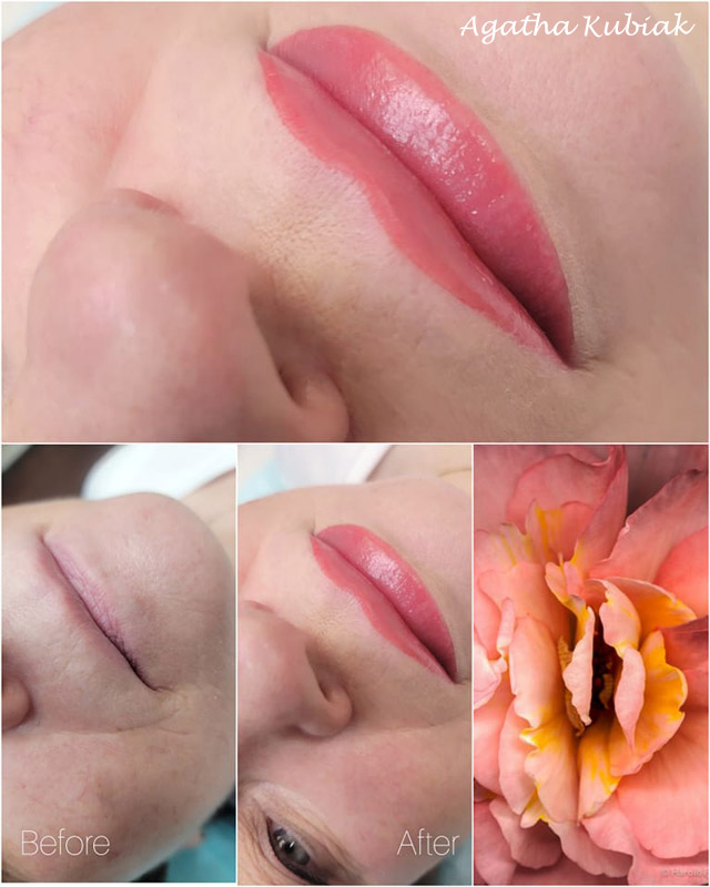 Before and After - Permanent Makeup Lips