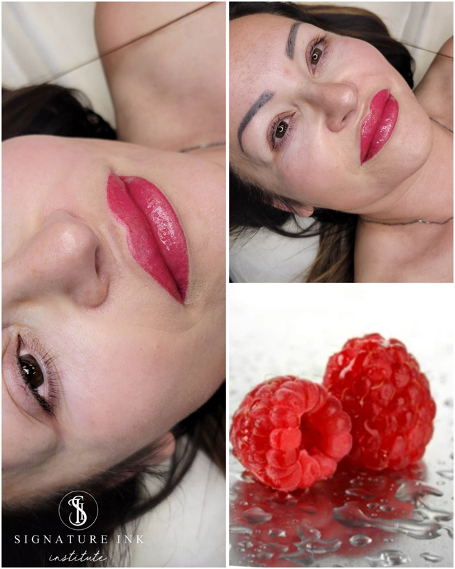 Permanent Makeup Classic Raspberry Lips