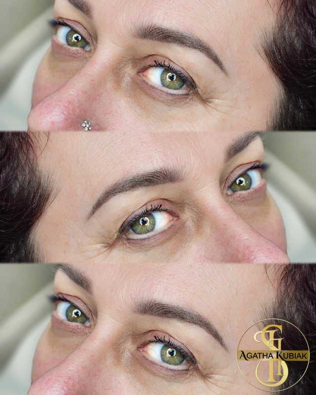 Permanent Makeup Ombre Eyebrows by Agatha Kubiak